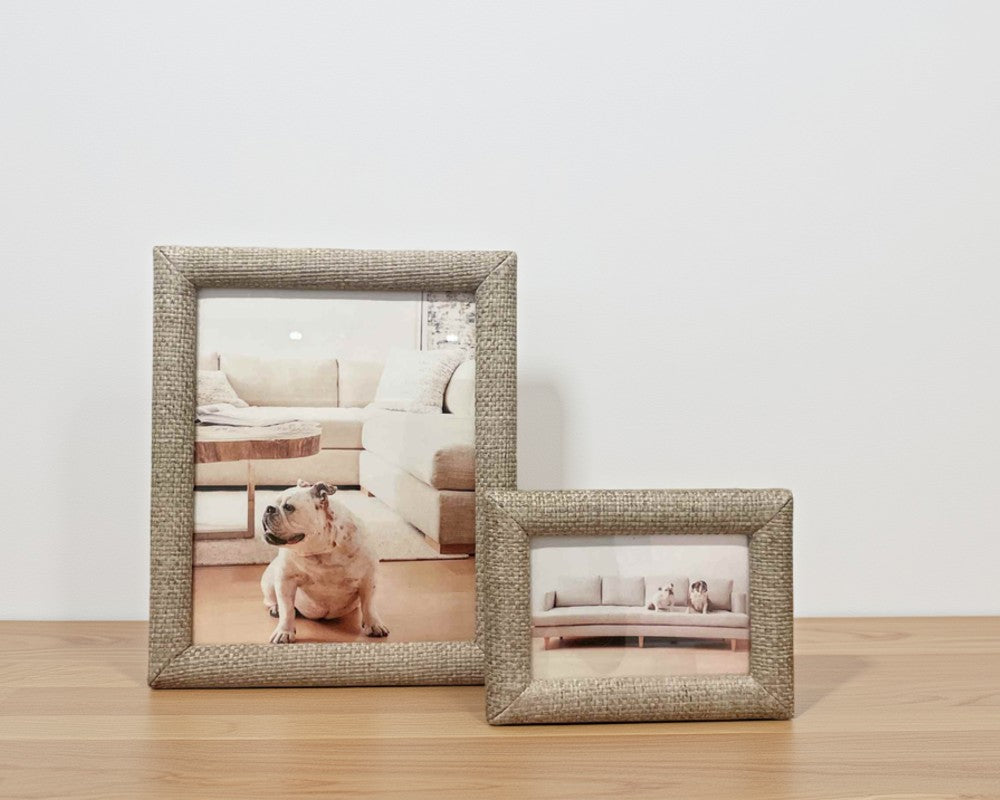 raffia ash picture frame collection