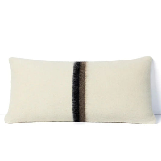 alpaca thin stripe pillow