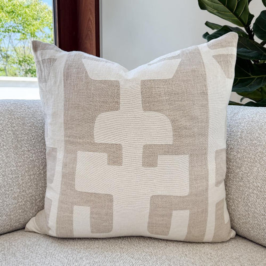 waters cream pillow