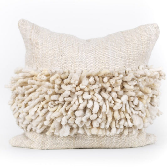 shaggy pillow