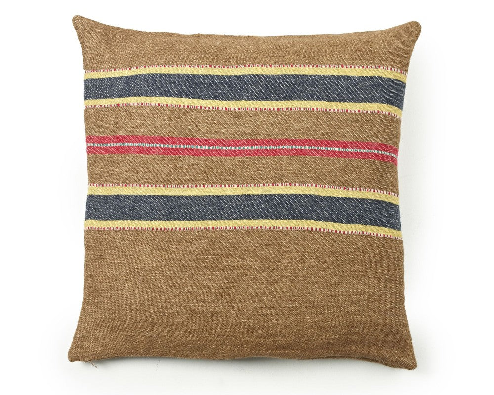 camp stripe pillow