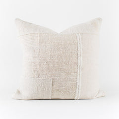 woven patchwork pillow
