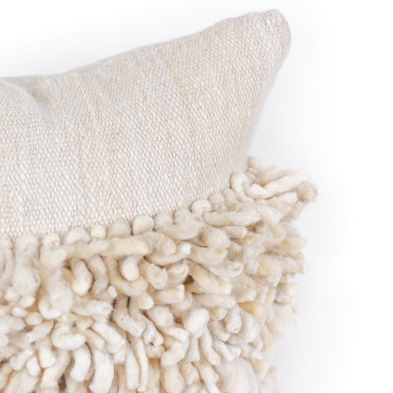 shaggy pillow
