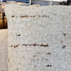 linen and wool pillow