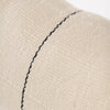 thin stripe black & natural pillow