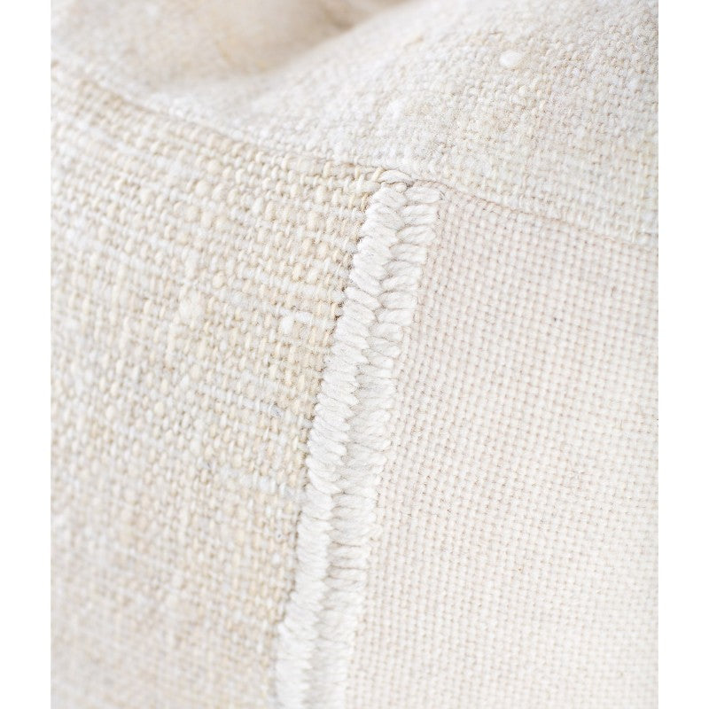 woven patchwork pillow