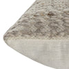 linen and wool beige pillow