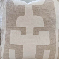 waters beige pillow