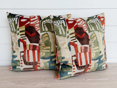 madagascar jungle pillow collection