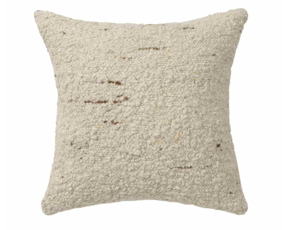 linen and wool pillow