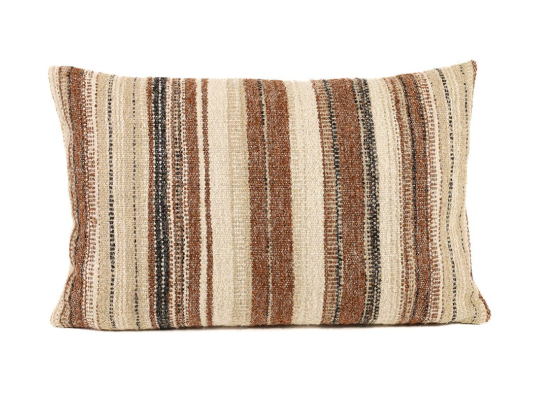 nagy beige and caramel pillow