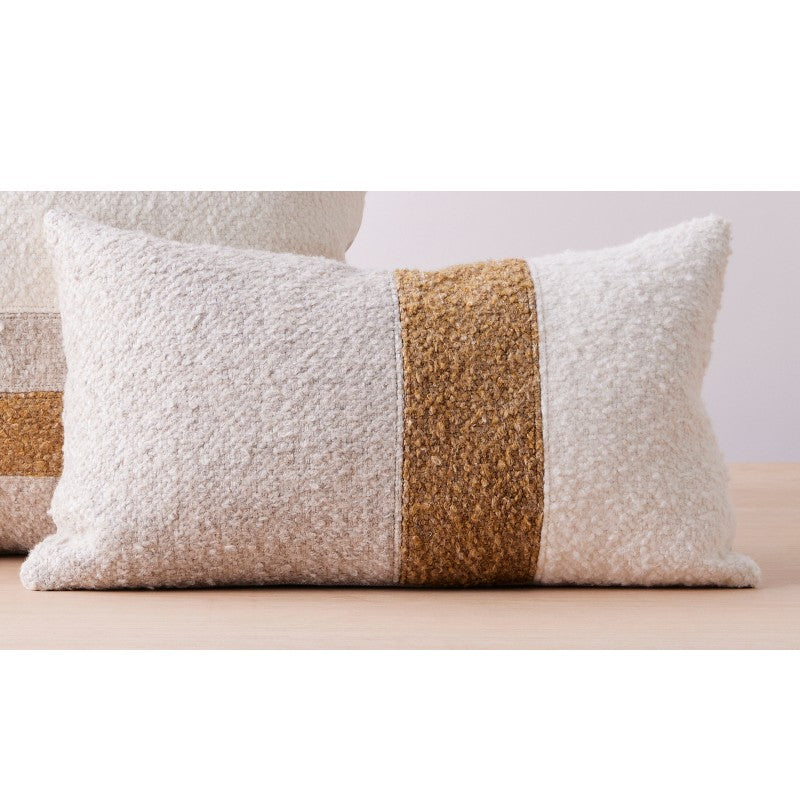 Napa lumbar pillow tricolor golden