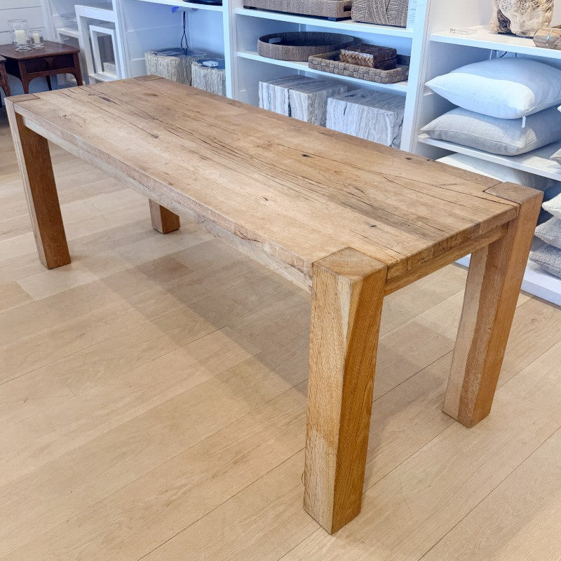vintage plank console