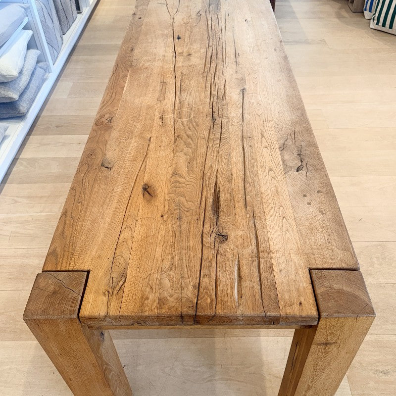 vintage plank console