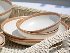 potter outdoor collection in terracotta