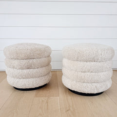 sheepskin stool