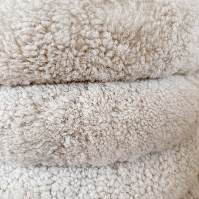 sheepskin stool
