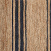river natural & indigo ticking stripe area rugs