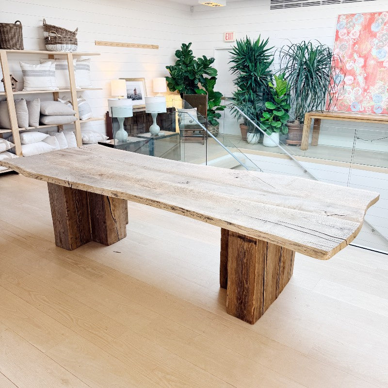 vintage rustic dining table