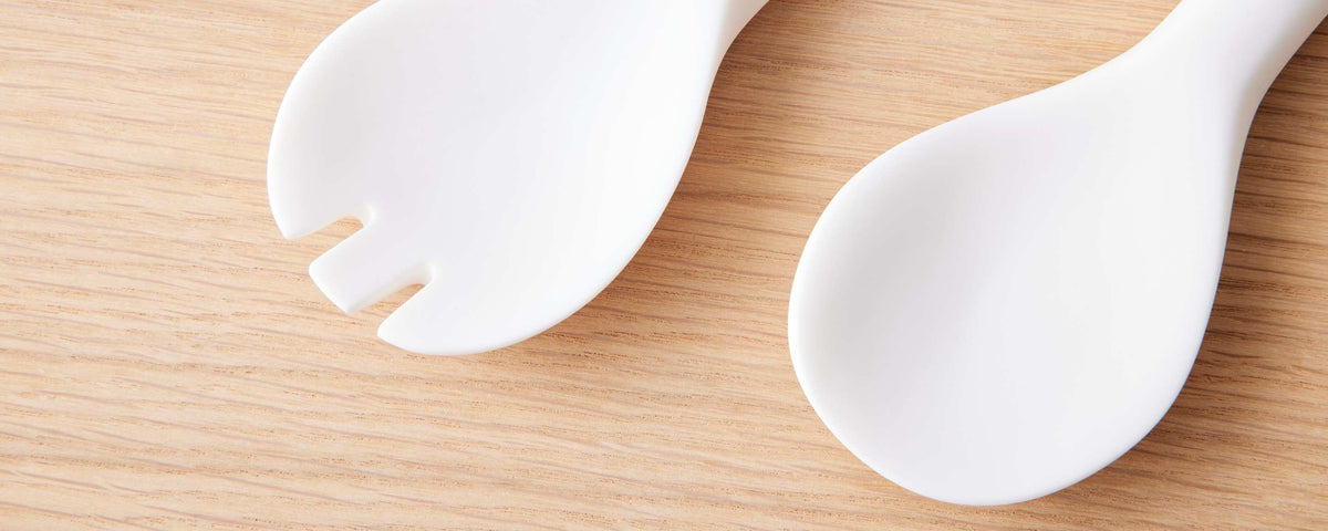 resin salad servers