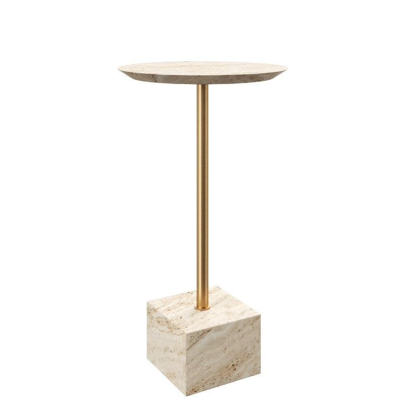 travertine cocktail table