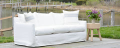 the outdoor slipcovered harbor sofa
