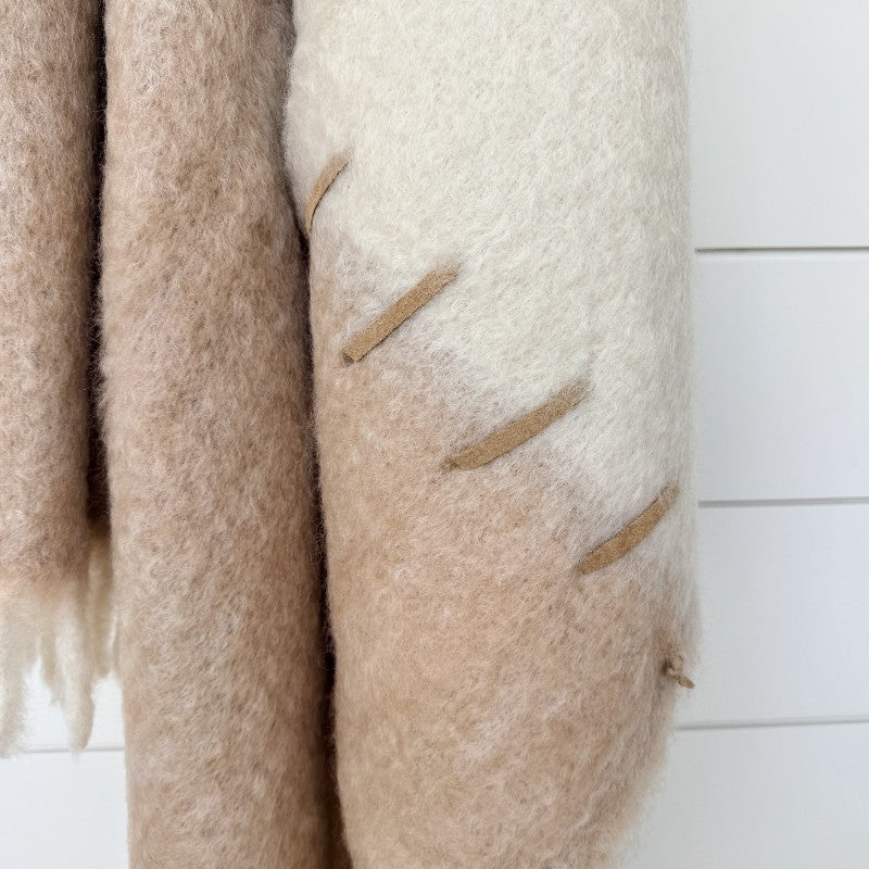 stitching throw
