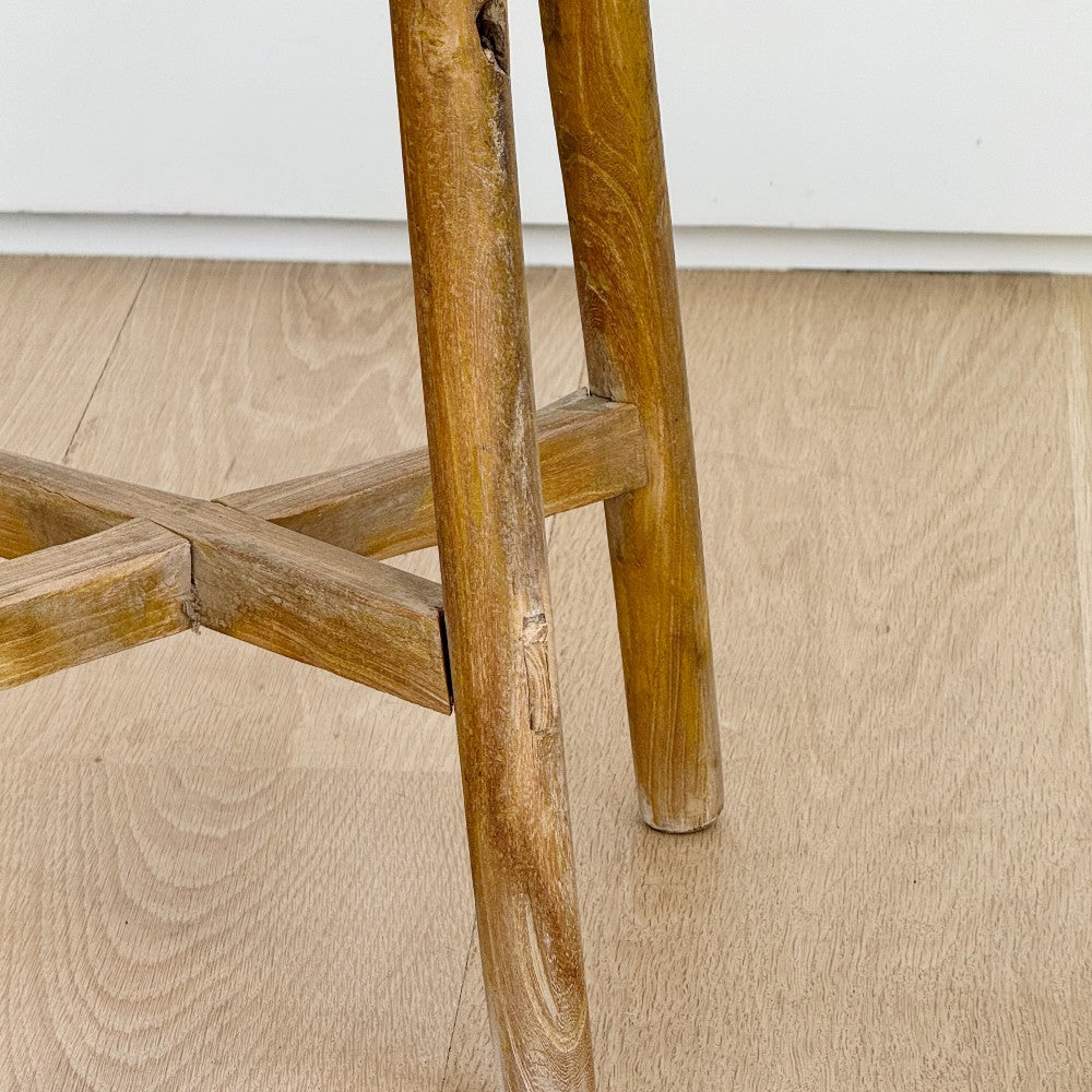 reclaimed wood stool