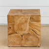 reclaimed teak cube