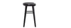 the oak black counter stool