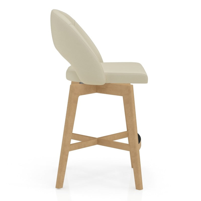the ventura open back counter stool