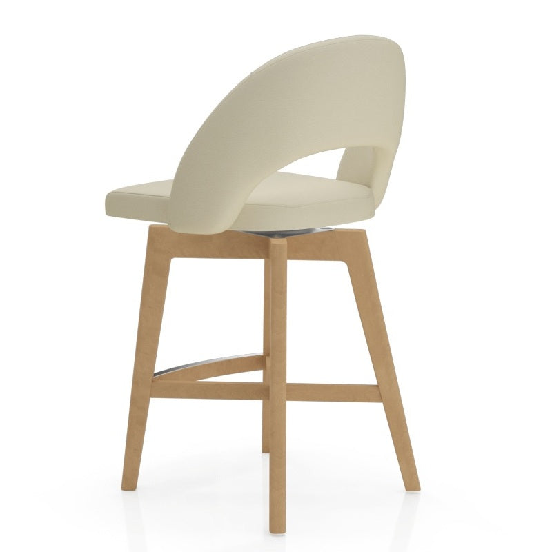 the ventura open back counter stool