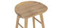the oak natural counter stool