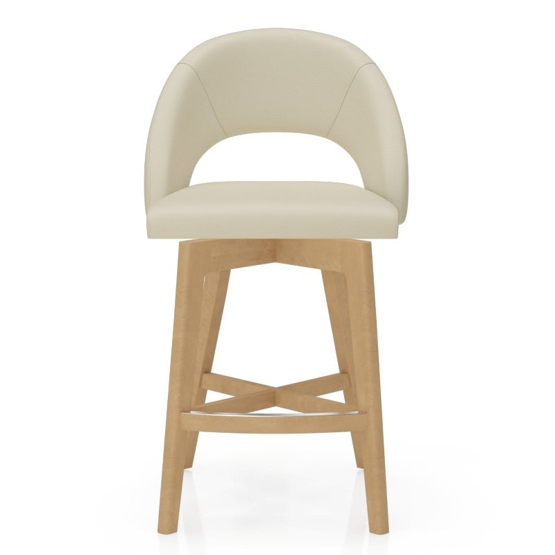 the ventura open back counter stool