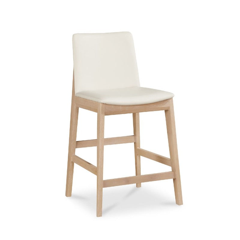 whalebone oak and cream counter stool