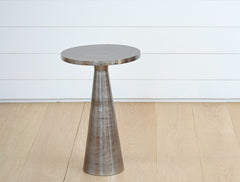 lexington nickel accent table