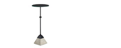 the iron and concrete accent table