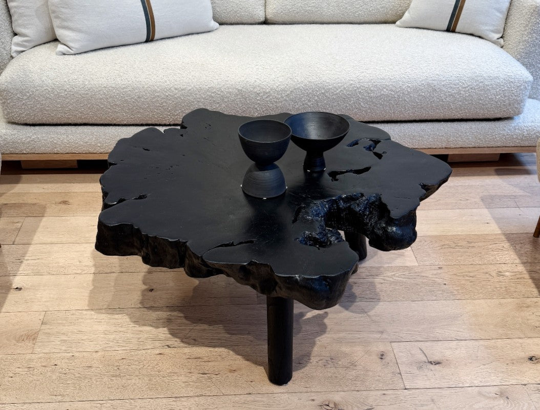 lychee burl cocktail table