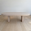 the homenature further lane dining table - racetrack oval