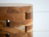 teak block occasional table/stool