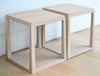 the square elm side table