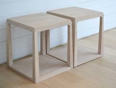 the square elm side table