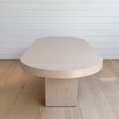 the homenature further lane dining table - racetrack oval
