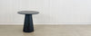oak and raffia side table