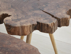 live edge side tables
