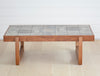 vintage french tile coffee table