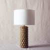 warner walcott hex lamp in wheat