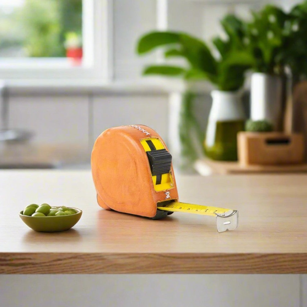 leather wrapped tape measurer