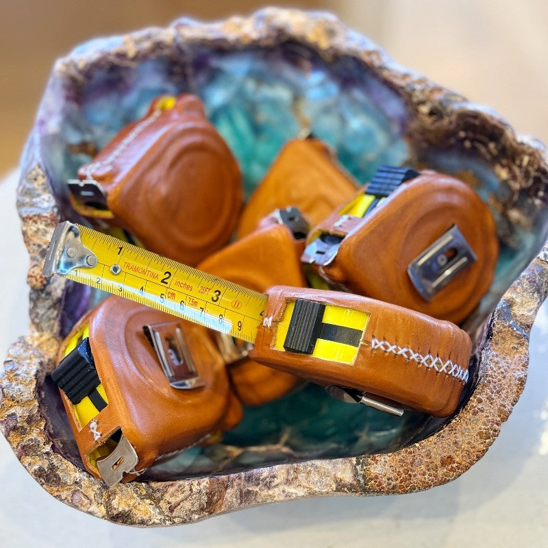 leather wrapped tape measure