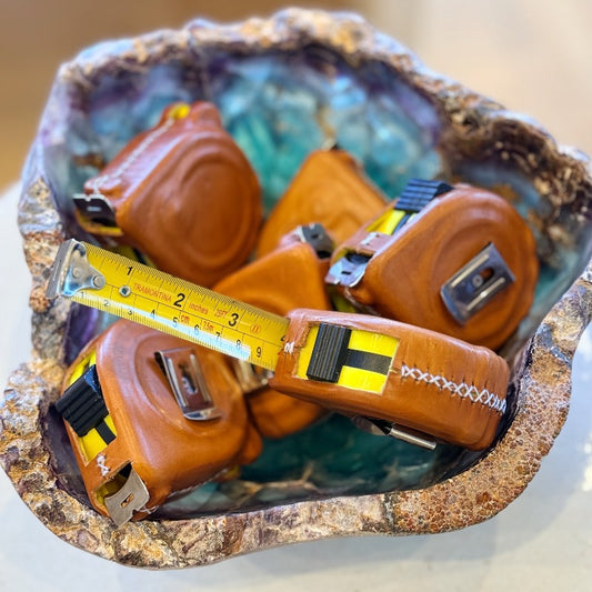 leather wrapped tape measure